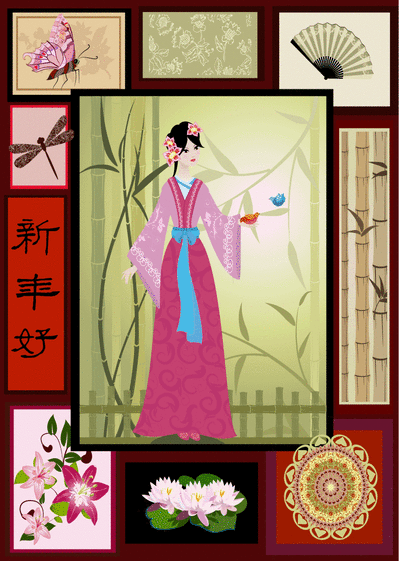 carte bonne annee chinoise